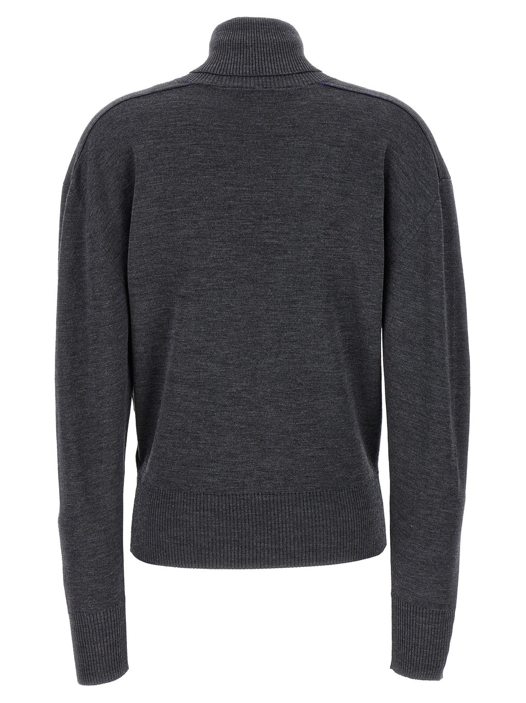 Burberry Gray Wool Cardigan