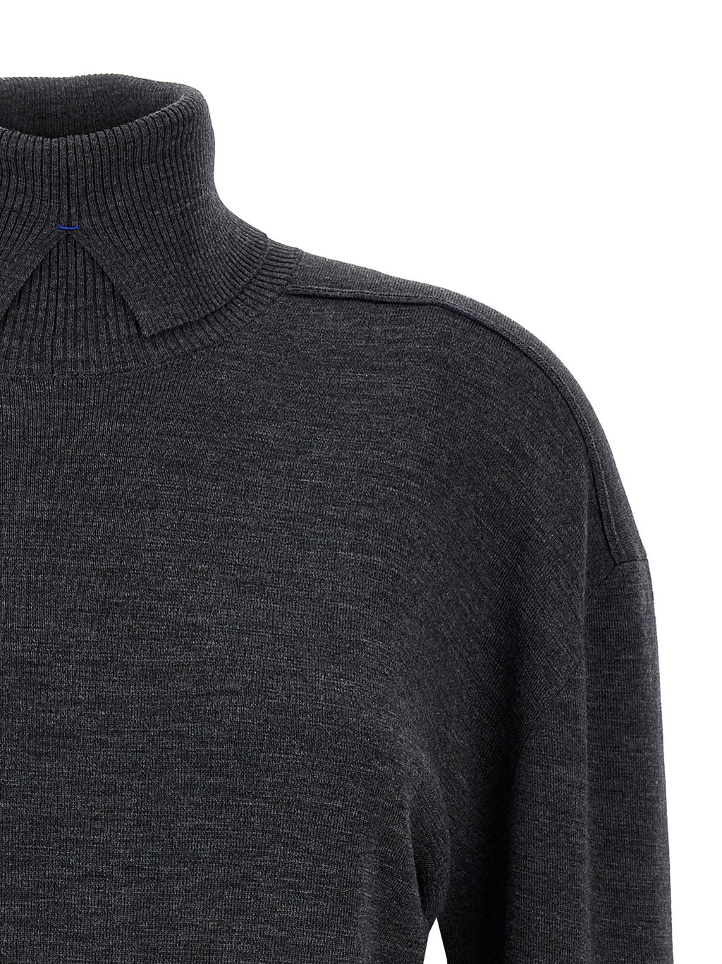 Burberry Gray Wool Cardigan