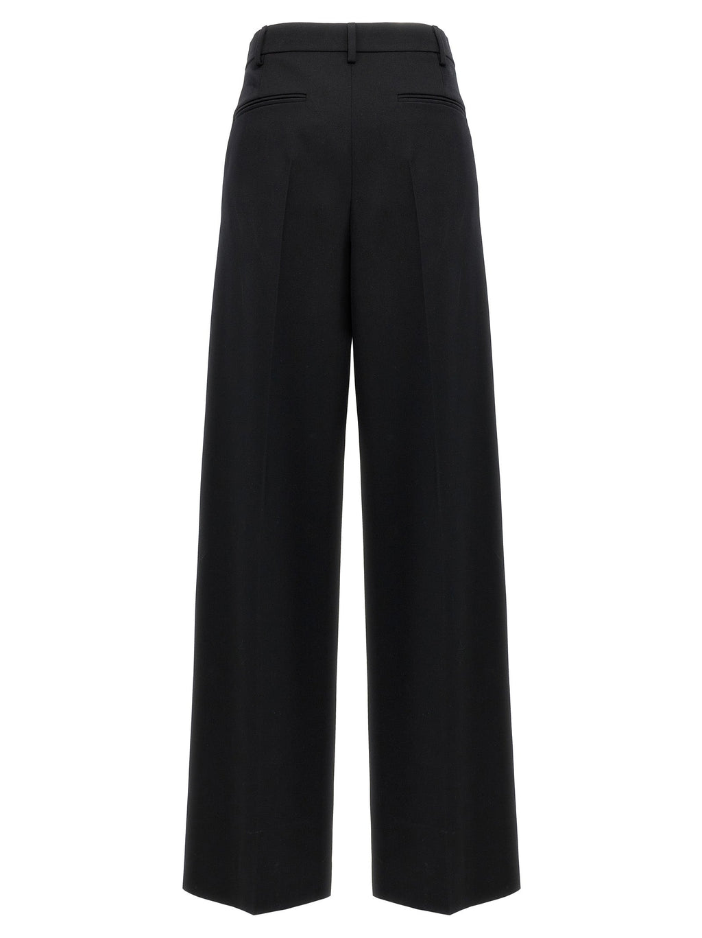 Valentino Garavani Black Virgin Wool Dress Pants
