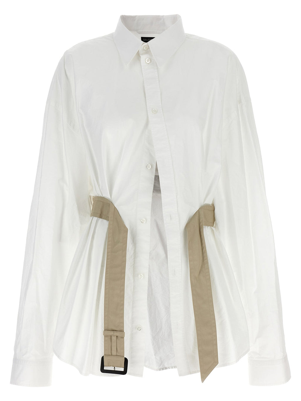 Balenciaga White Cotton Blouse