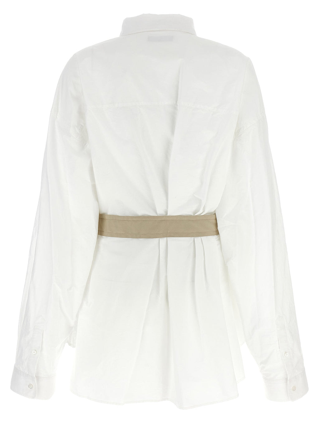Balenciaga White Cotton Blouse