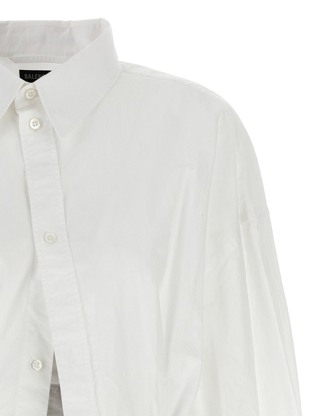 Balenciaga White Cotton Blouse