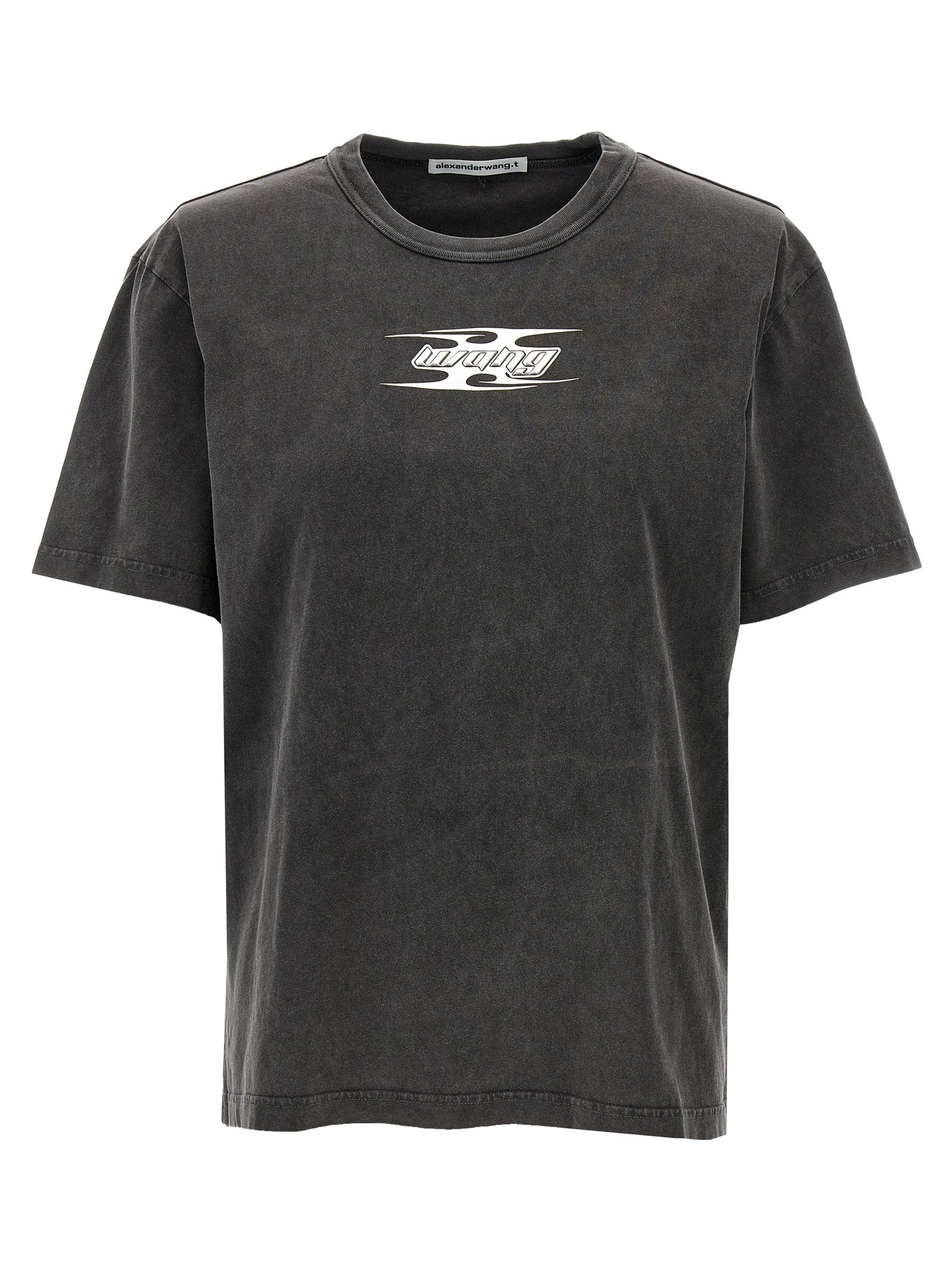 T BY ALEXANDER WANG Gray Cotton T-Shirt