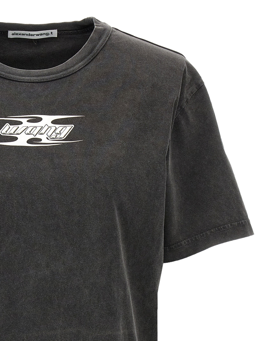 T BY ALEXANDER WANG Gray Cotton T-Shirt