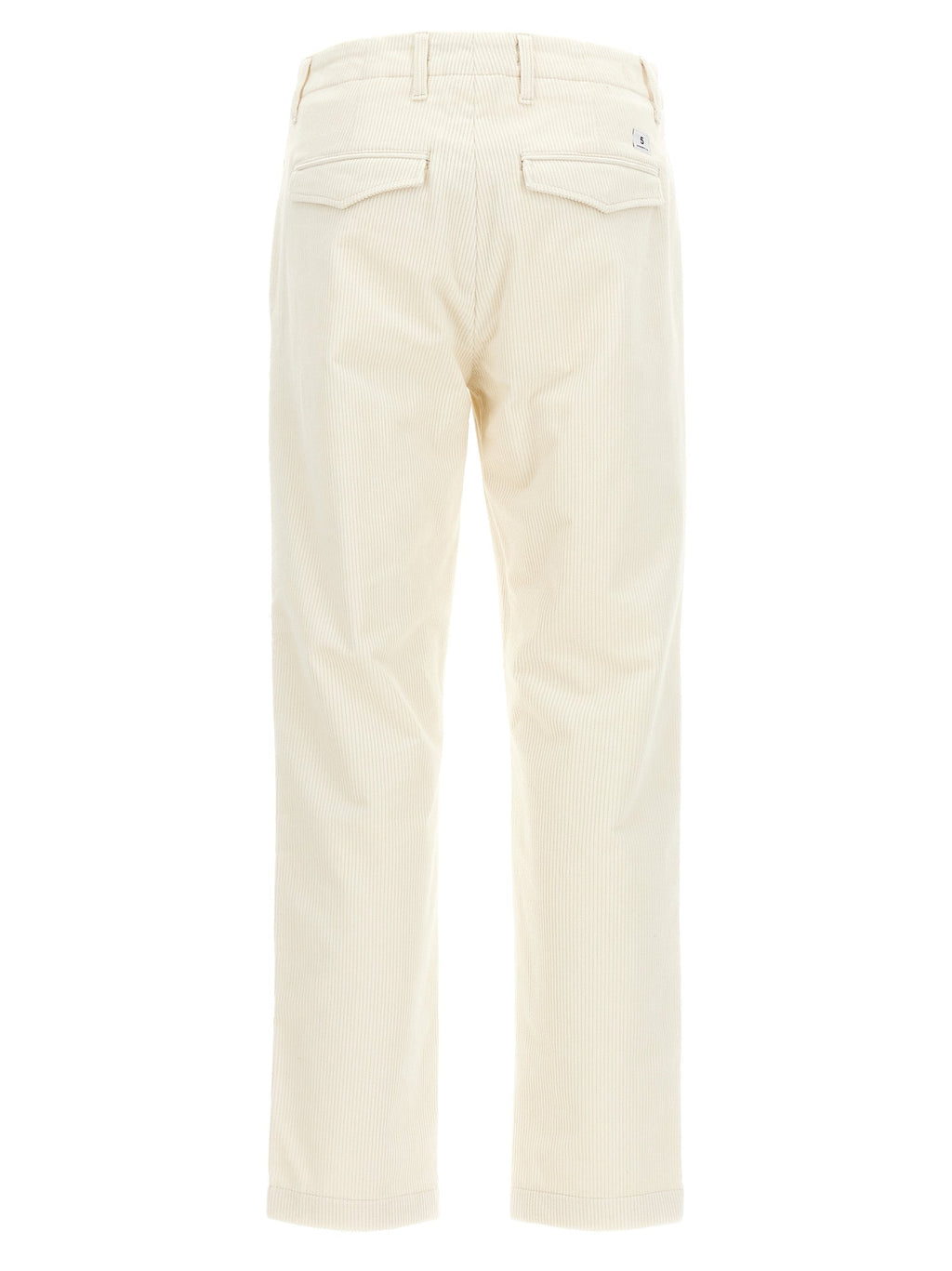 Department 5 White Cotton Casual Pants