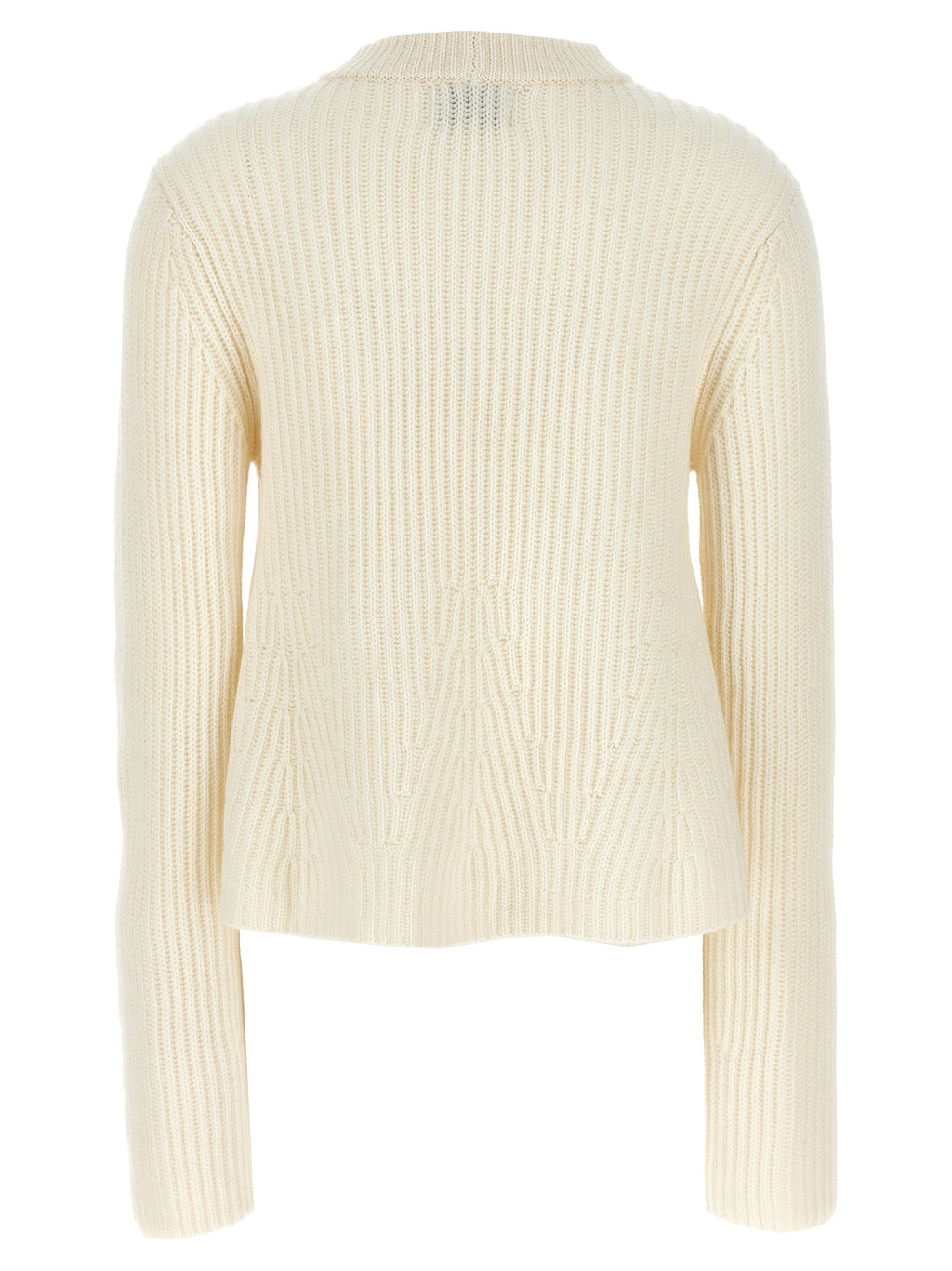 Loulou De Saison White Cashmere Cardigan