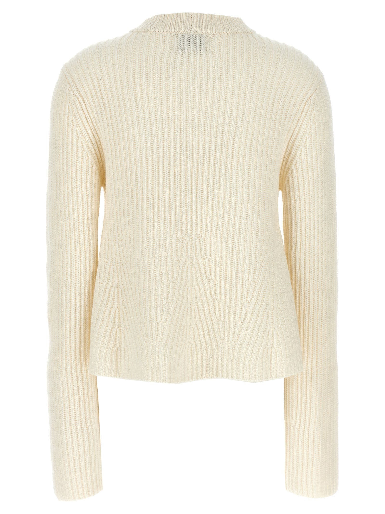 Loulou De Saison White Cashmere Cardigan