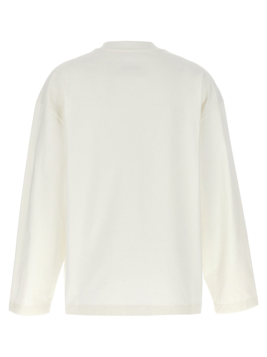 Jil Sander White Cotton Long Sleeve T-Shirt
