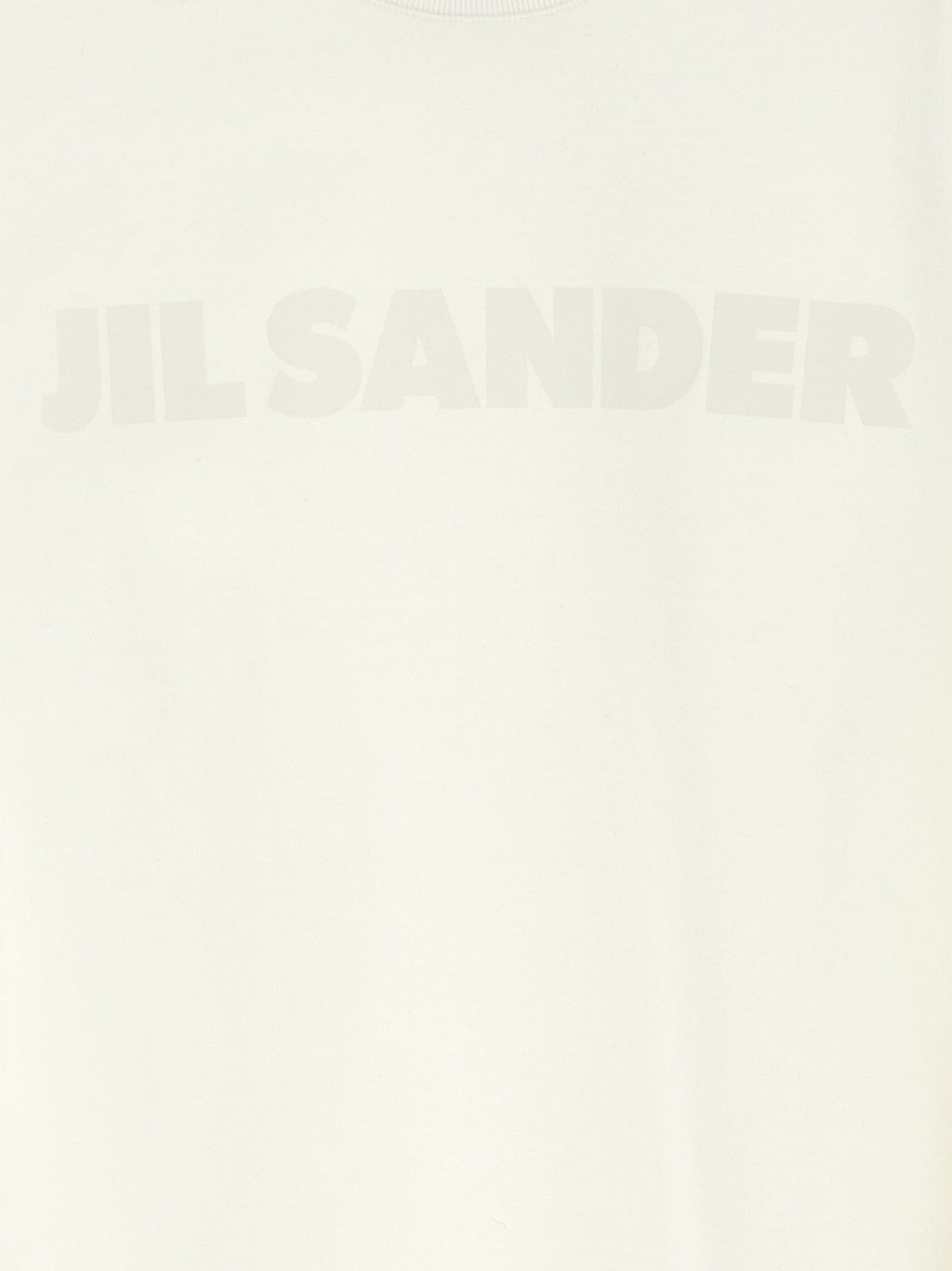 Jil Sander White Cotton Long Sleeve T-Shirt