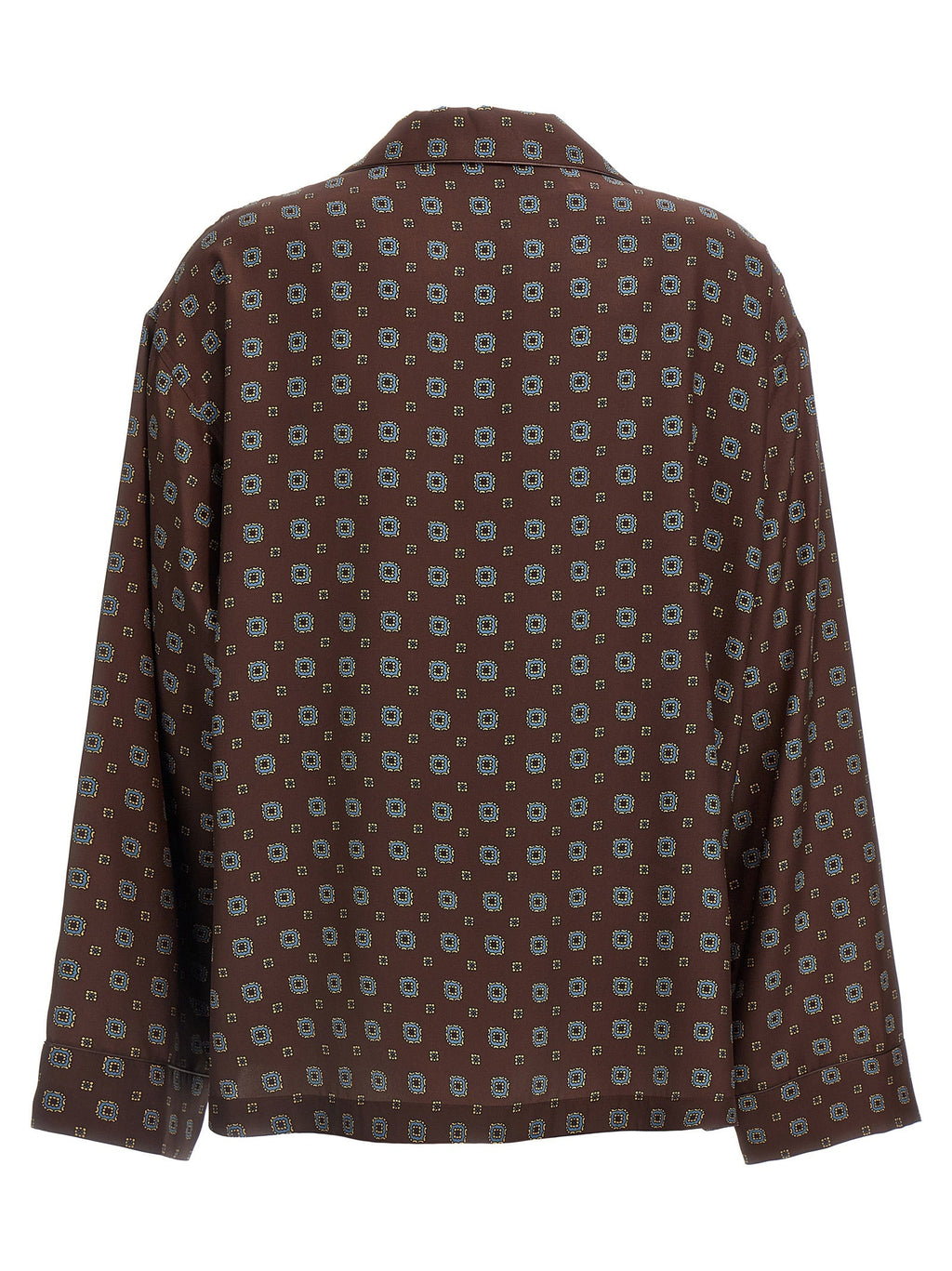 Moschino Brown Silk Blouse Moschino