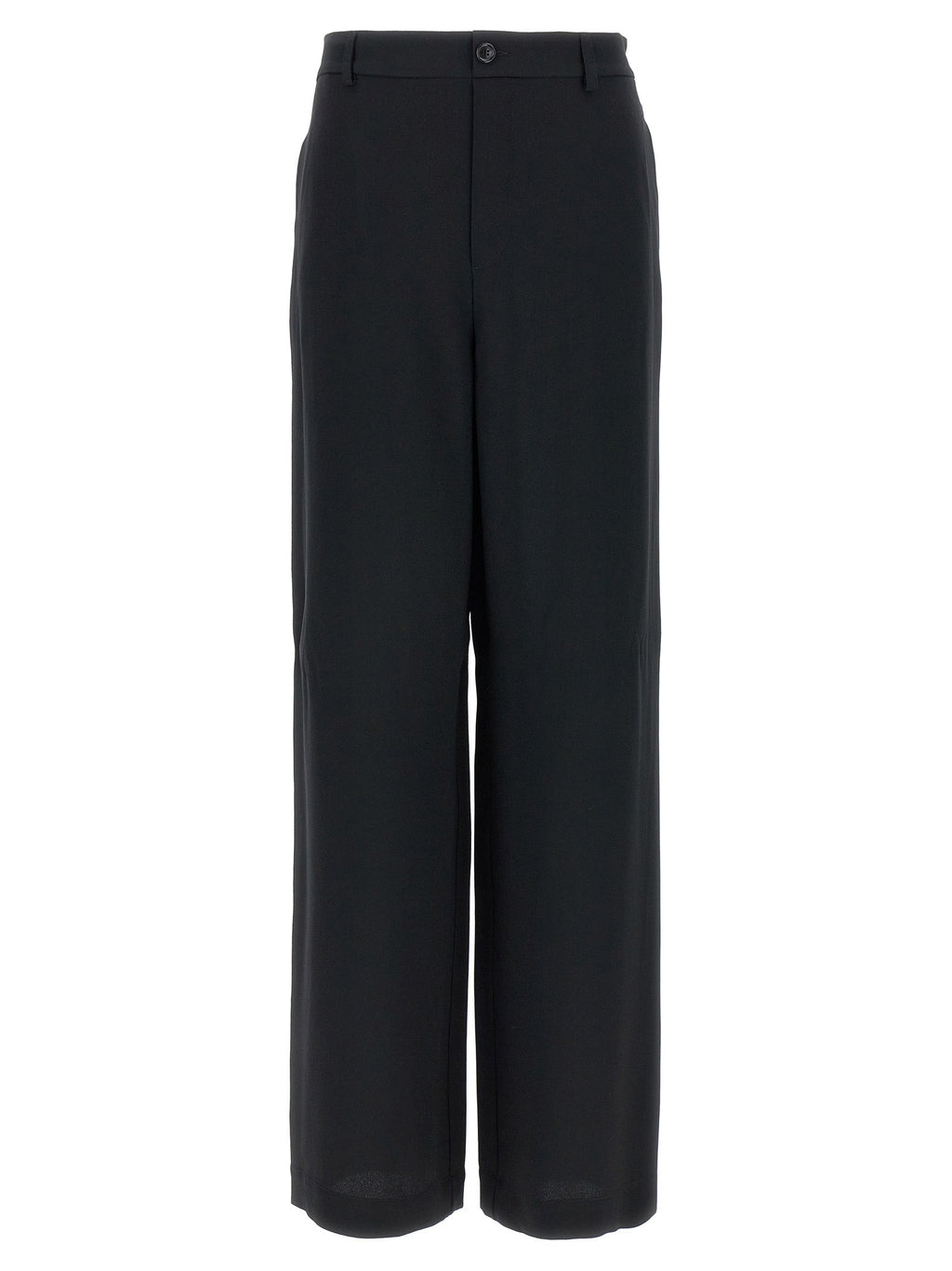 Moschino Black Acetate Casual Pants