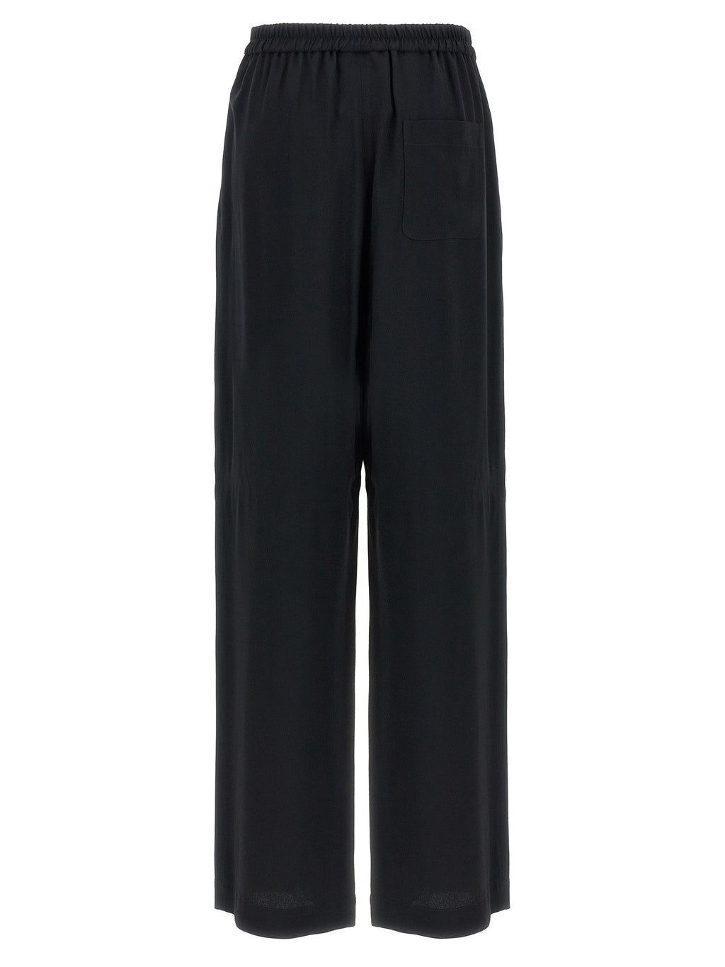 Moschino Black Acetate Casual Pants