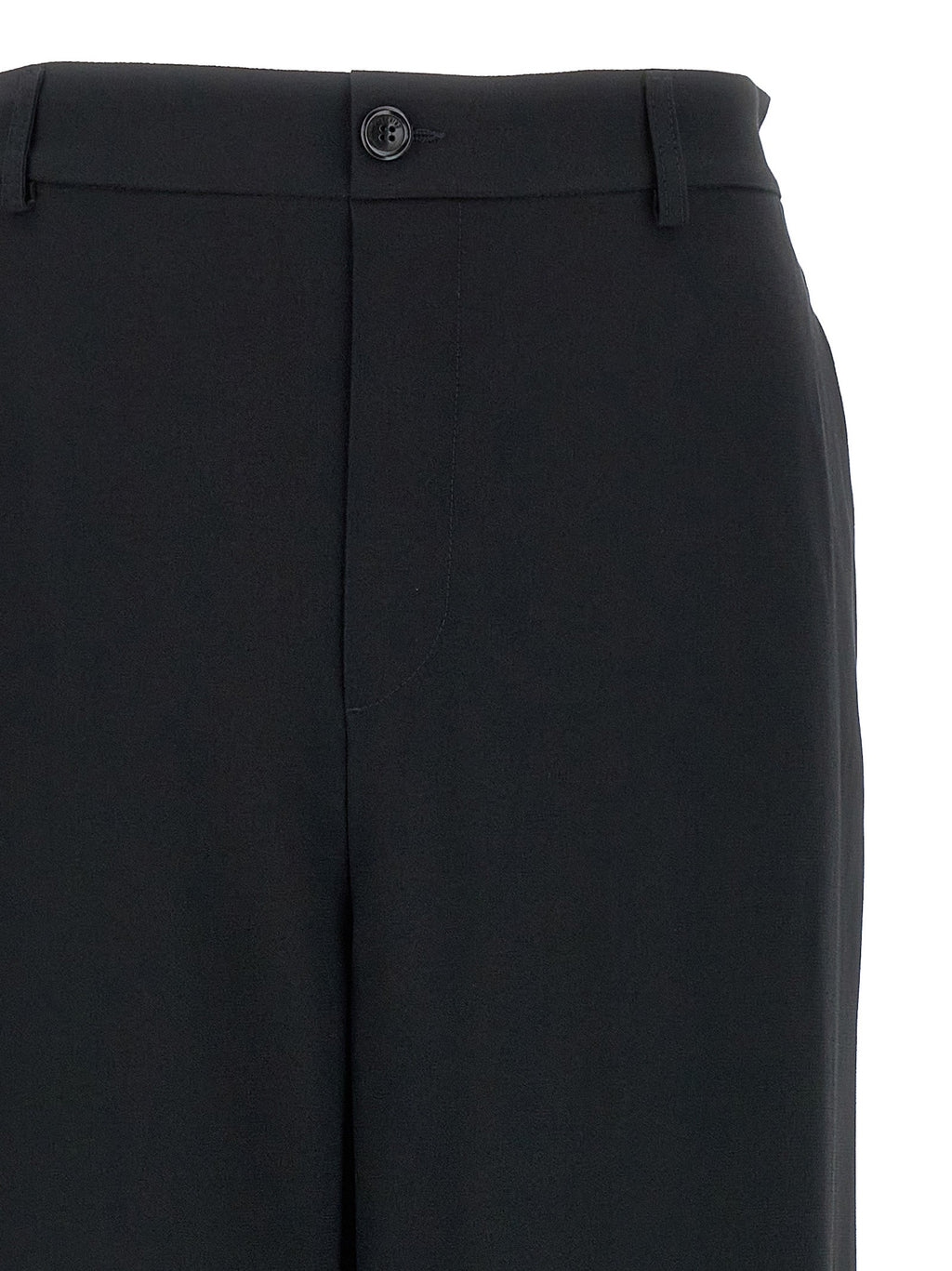 Moschino Black Acetate Casual Pants