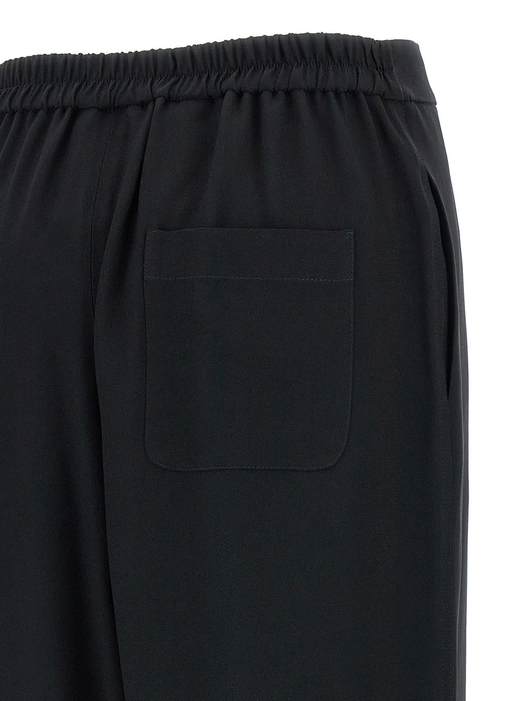 Moschino Black Acetate Casual Pants