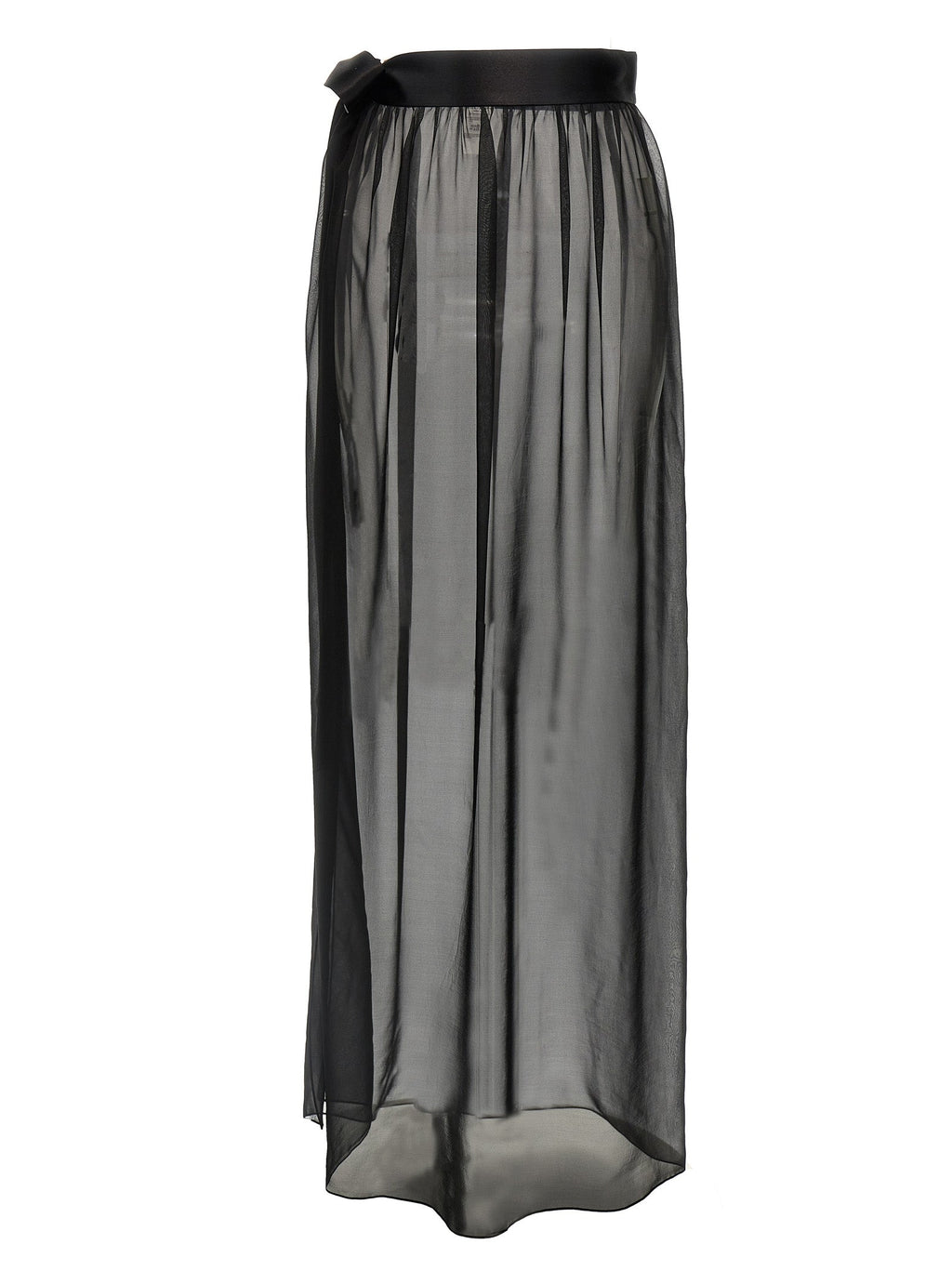 Dolce & Gabbana Black Silk Mini Skirt