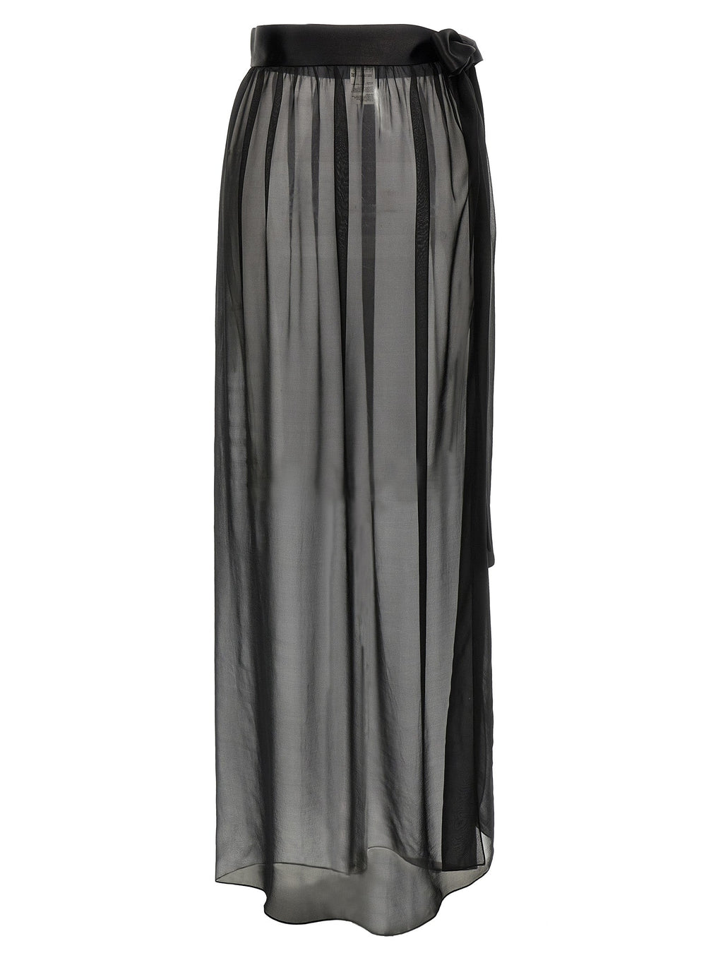 Dolce & Gabbana Black Silk Mini Skirt