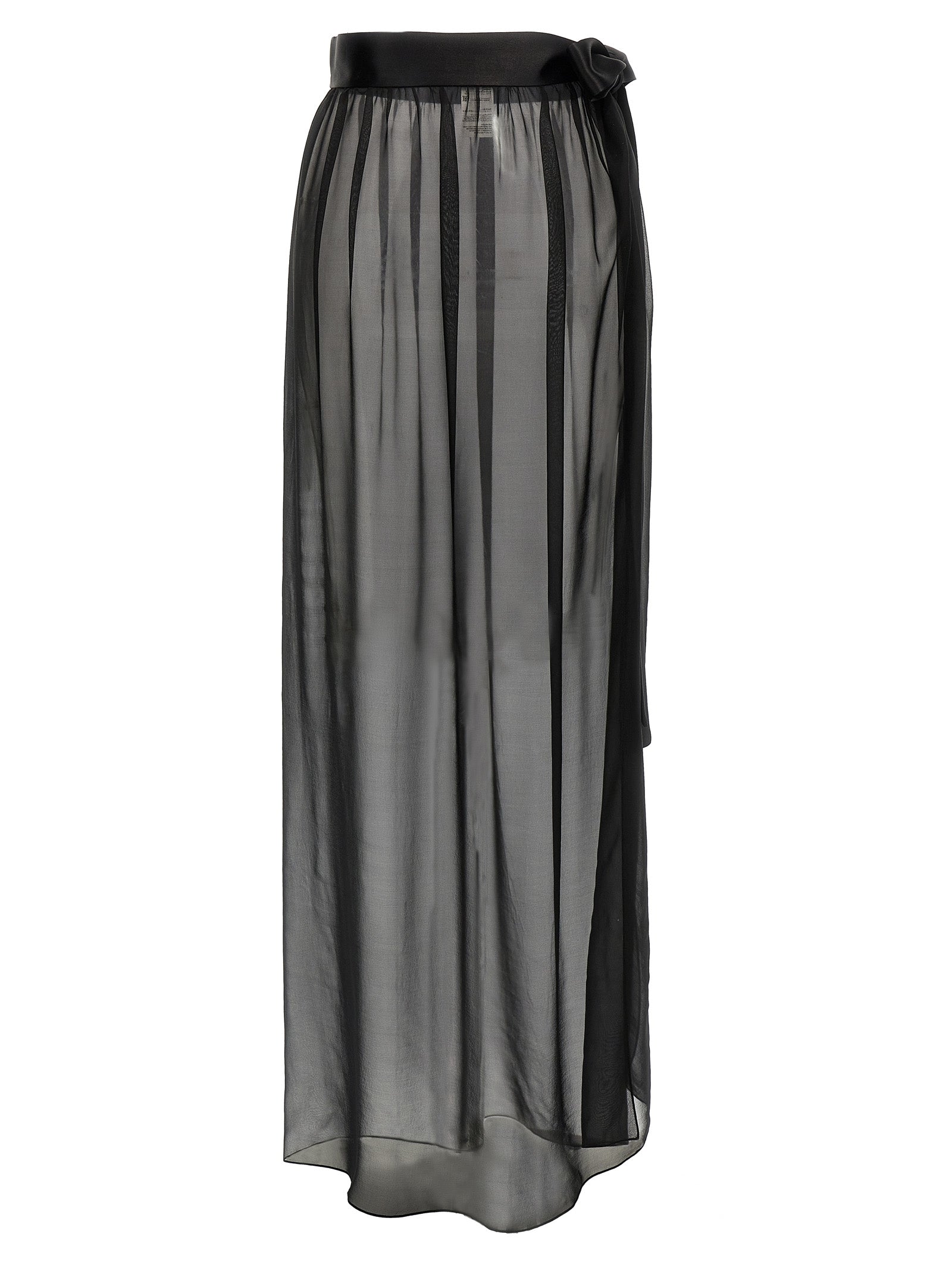 Dolce & Gabbana Black Silk Mini Skirt