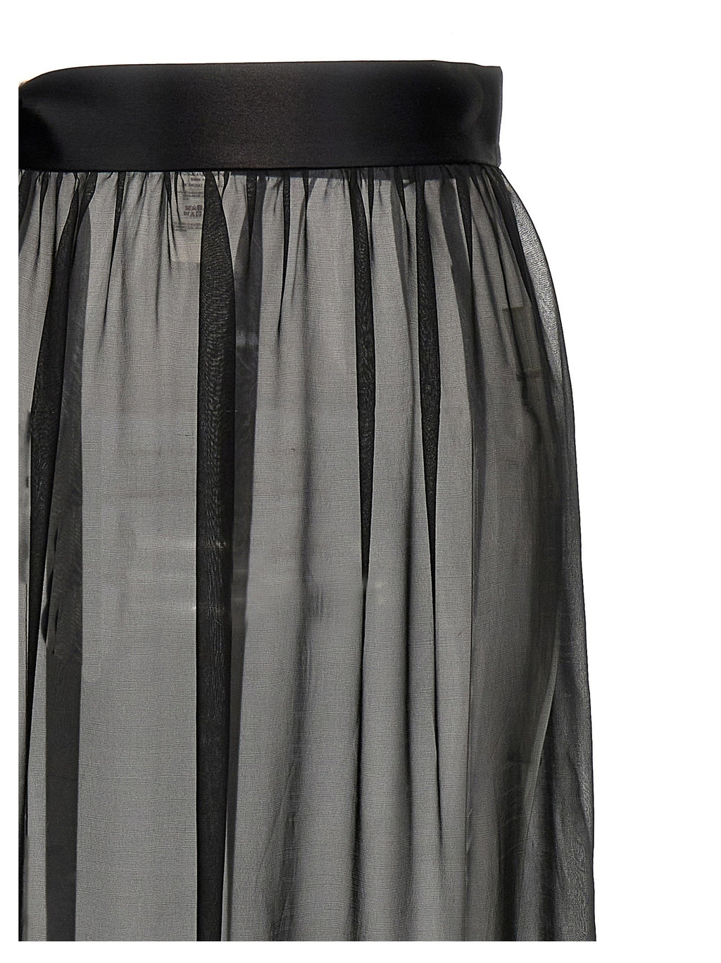 Dolce & Gabbana Black Silk Mini Skirt