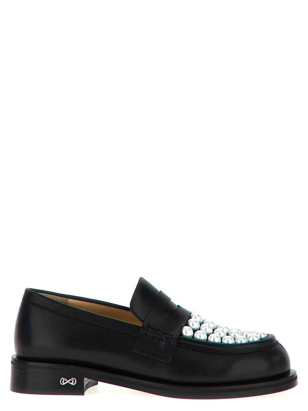MACH & MACH Bicolor Calfskin Slip-On Loafers