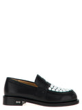 MACH & MACH Bicolor Calfskin Slip-On Loafers