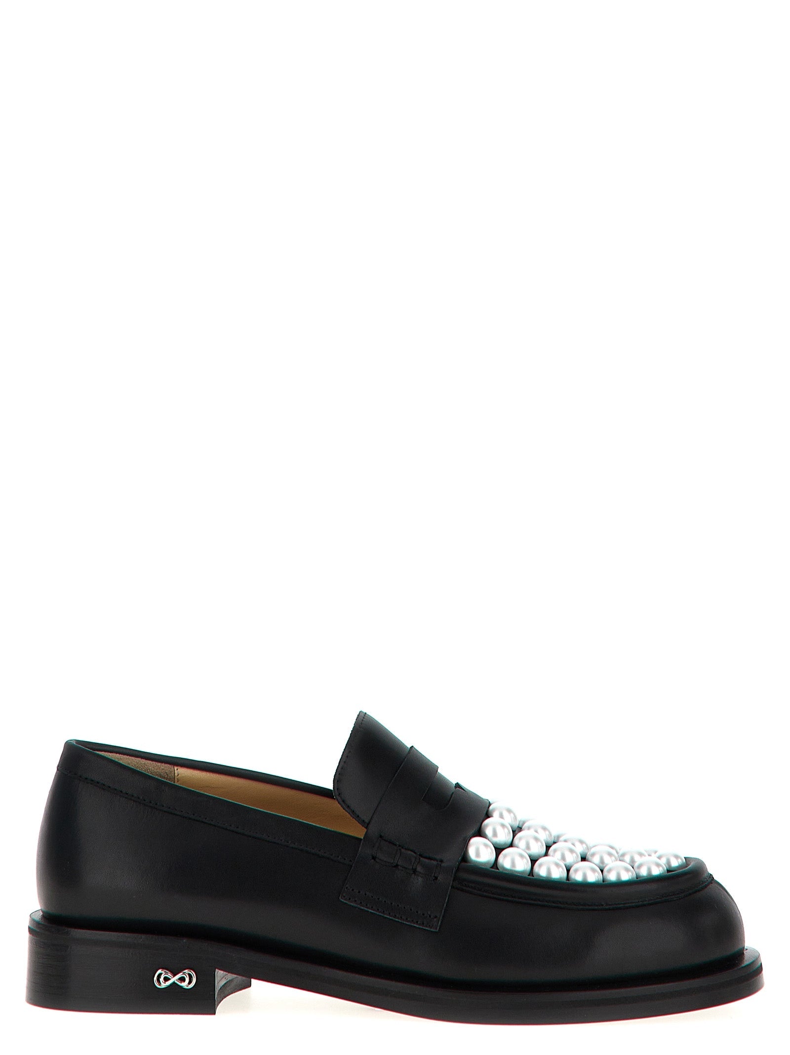 MACH & MACH Bicolor Calfskin Slip-On Loafers
