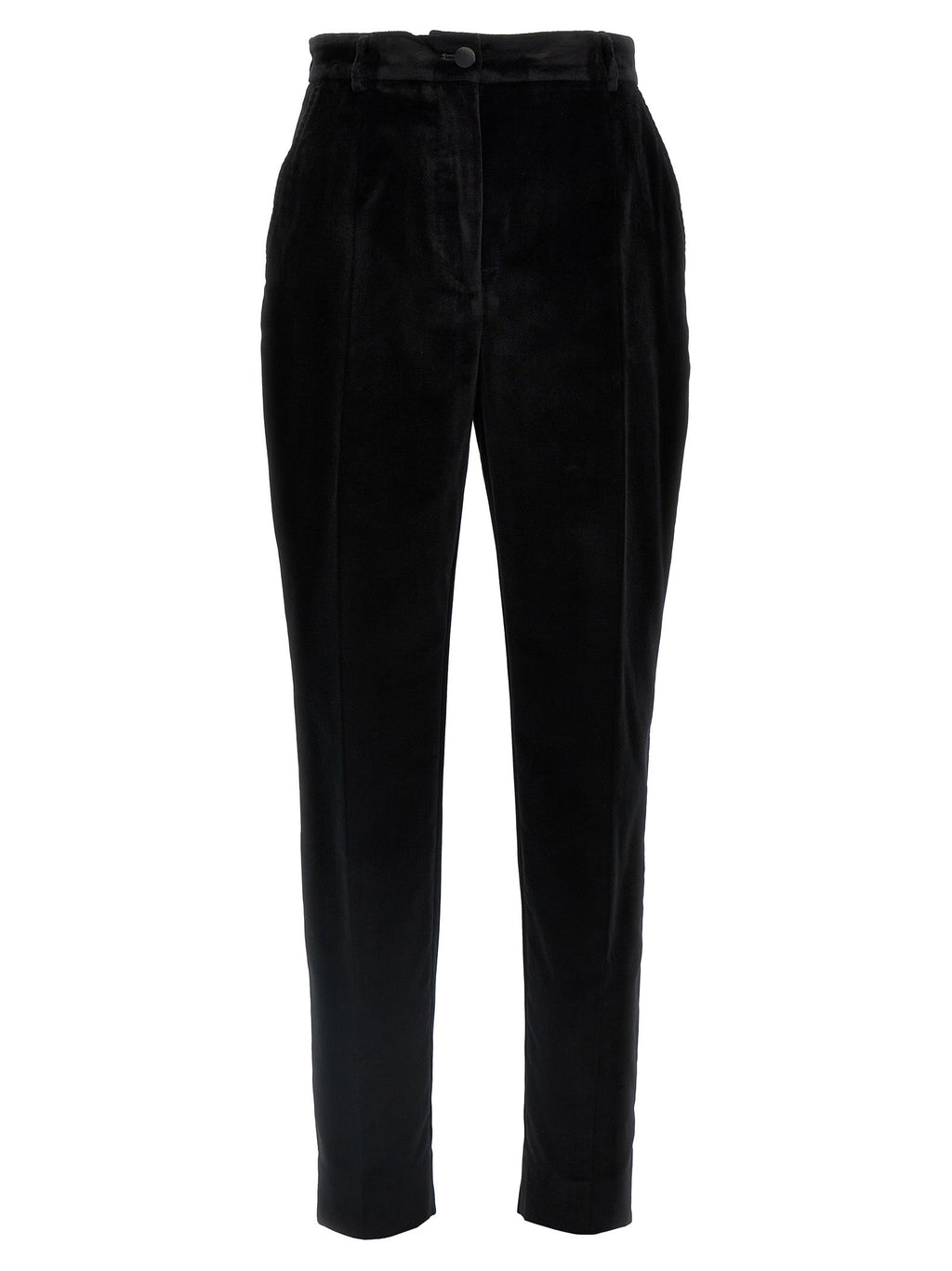 Dolce & Gabbana Black Cotton Dress Pants