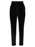 Dolce & Gabbana Black Cotton Dress Pants