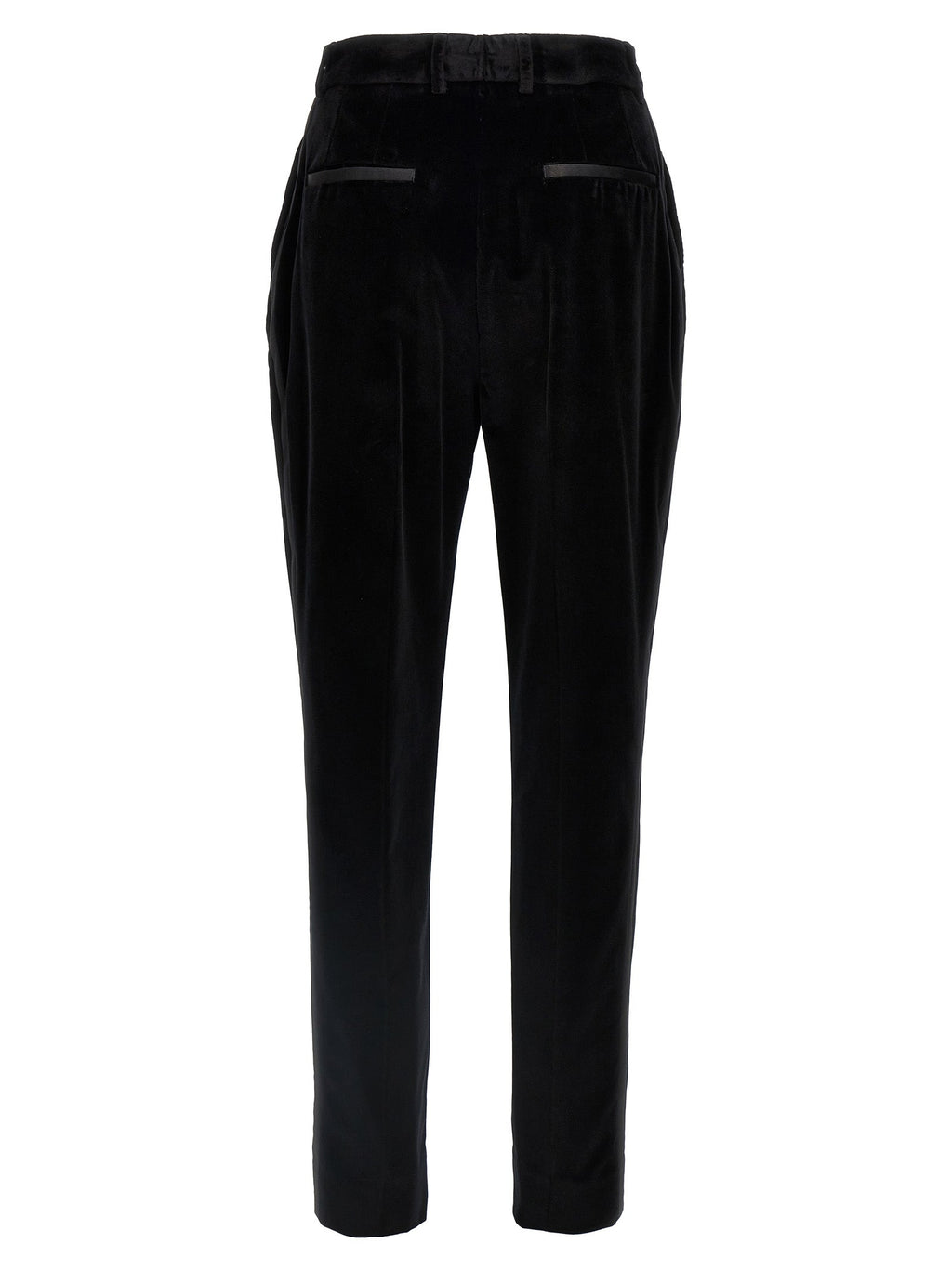 Dolce & Gabbana Black Cotton Dress Pants