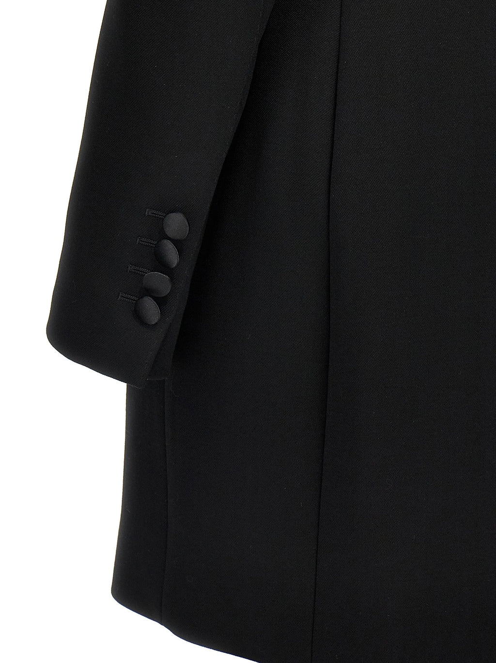 Dolce & Gabbana Black Virgin Wool Blazer