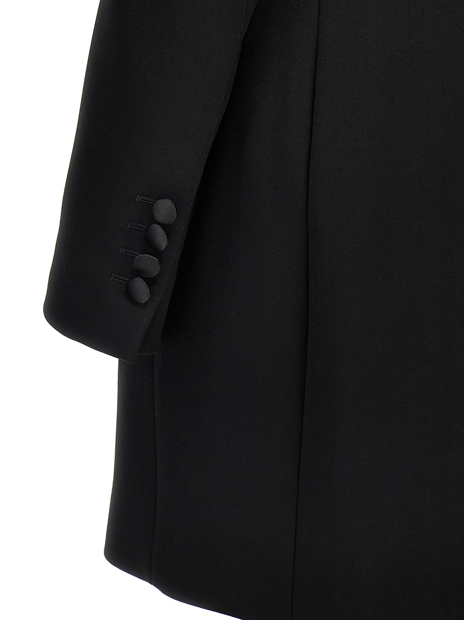 Dolce & Gabbana Black Virgin Wool Blazer