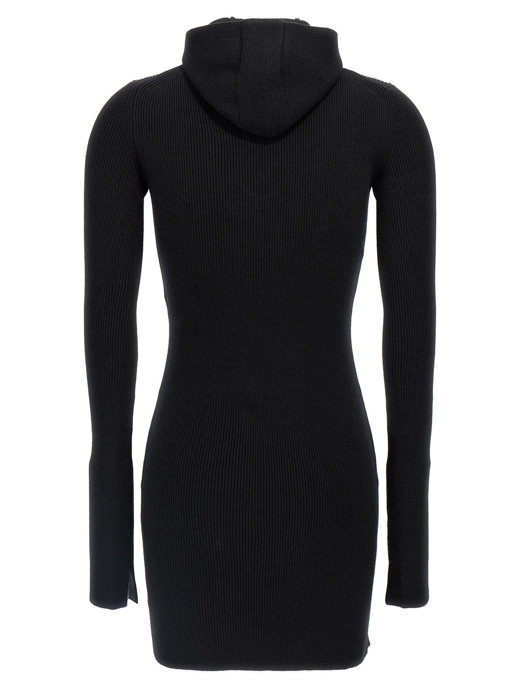Fendi Black Wool Short Dress