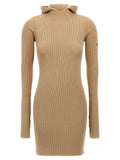 Fendi Beige Wool Short Dress