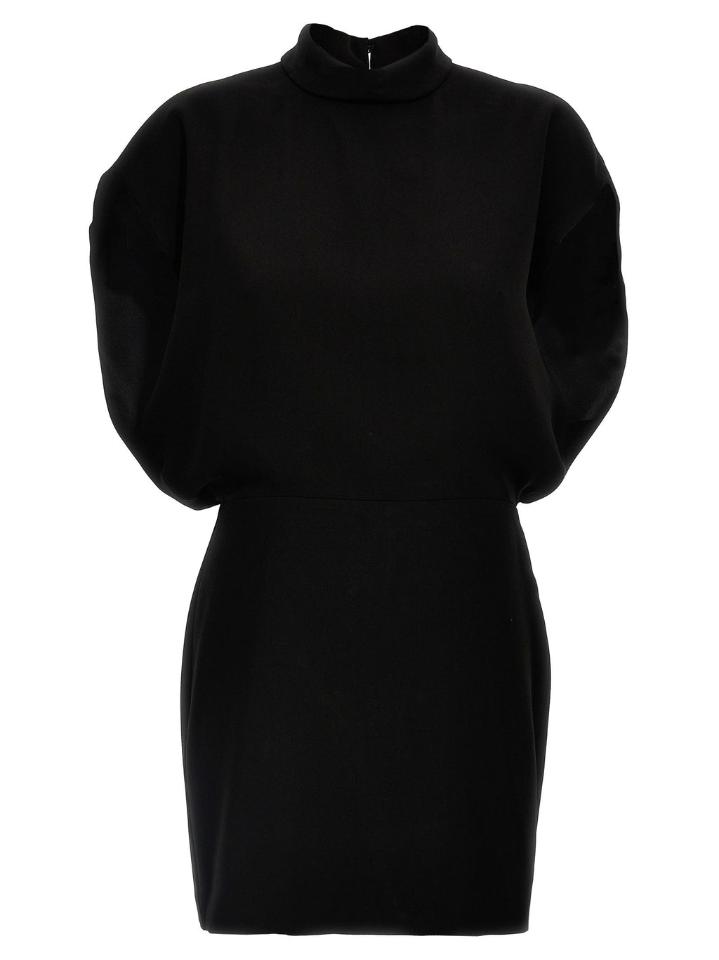 Max Mara Black Triacetate Short Dress