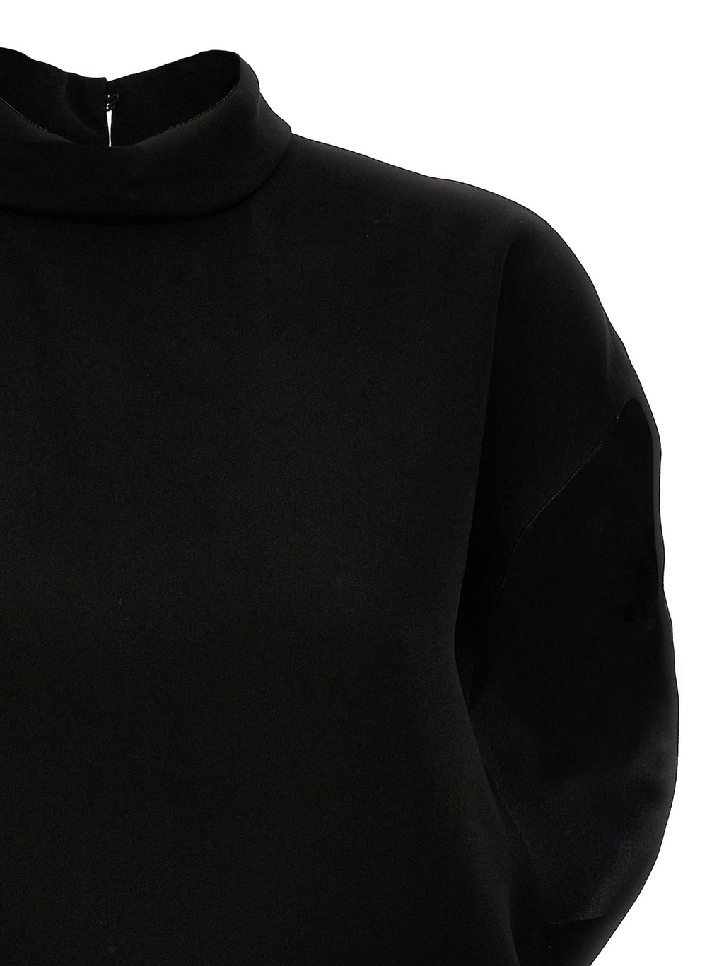 Max Mara Black Triacetate Short Dress