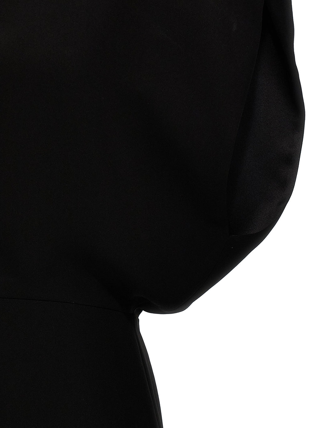 Max Mara Black Triacetate Short Dress