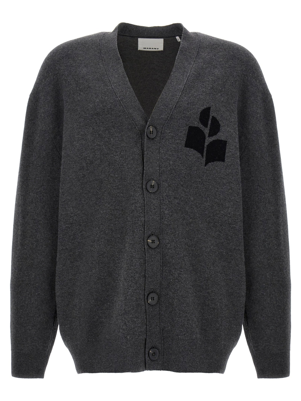 Isabel Marant Gray Cotton Cardigan