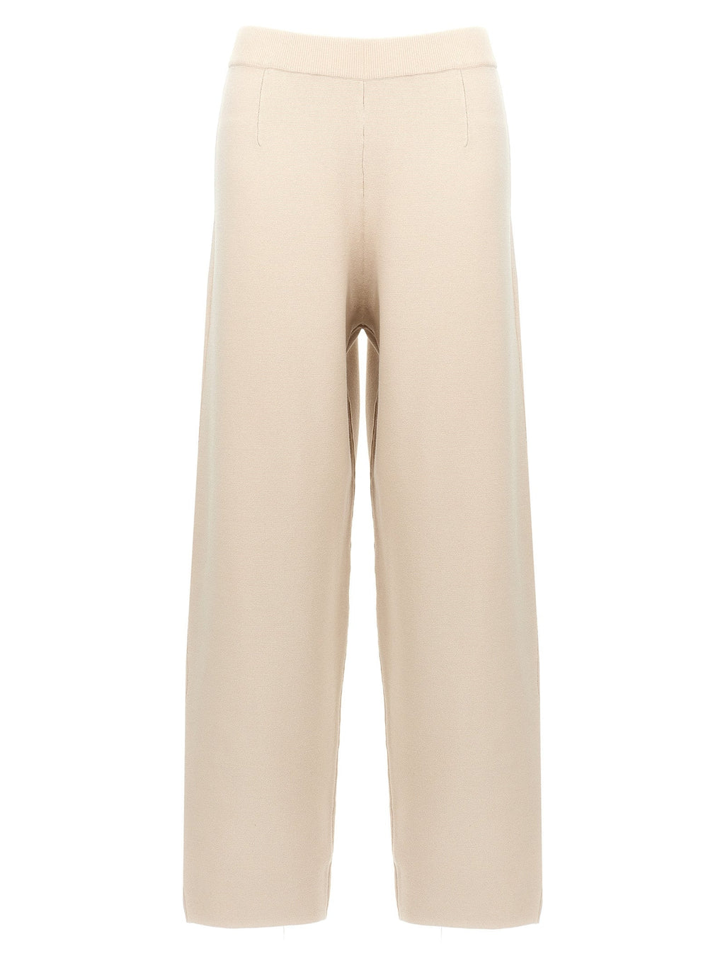 Max Mara Beige Viscose Casual Pants