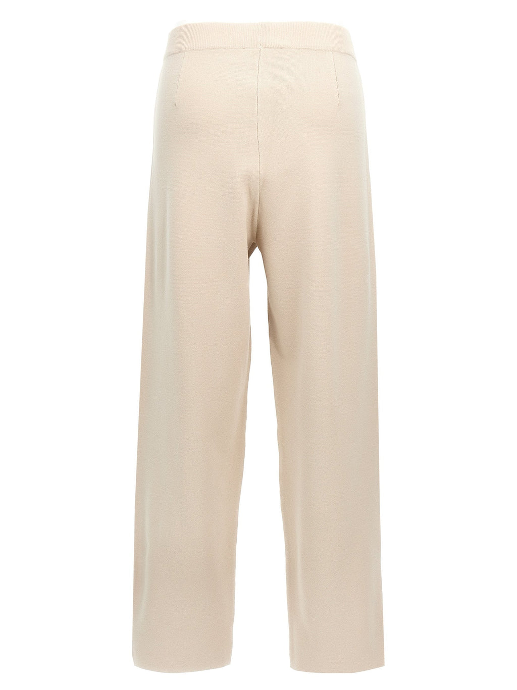 Max Mara Beige Viscose Casual Pants