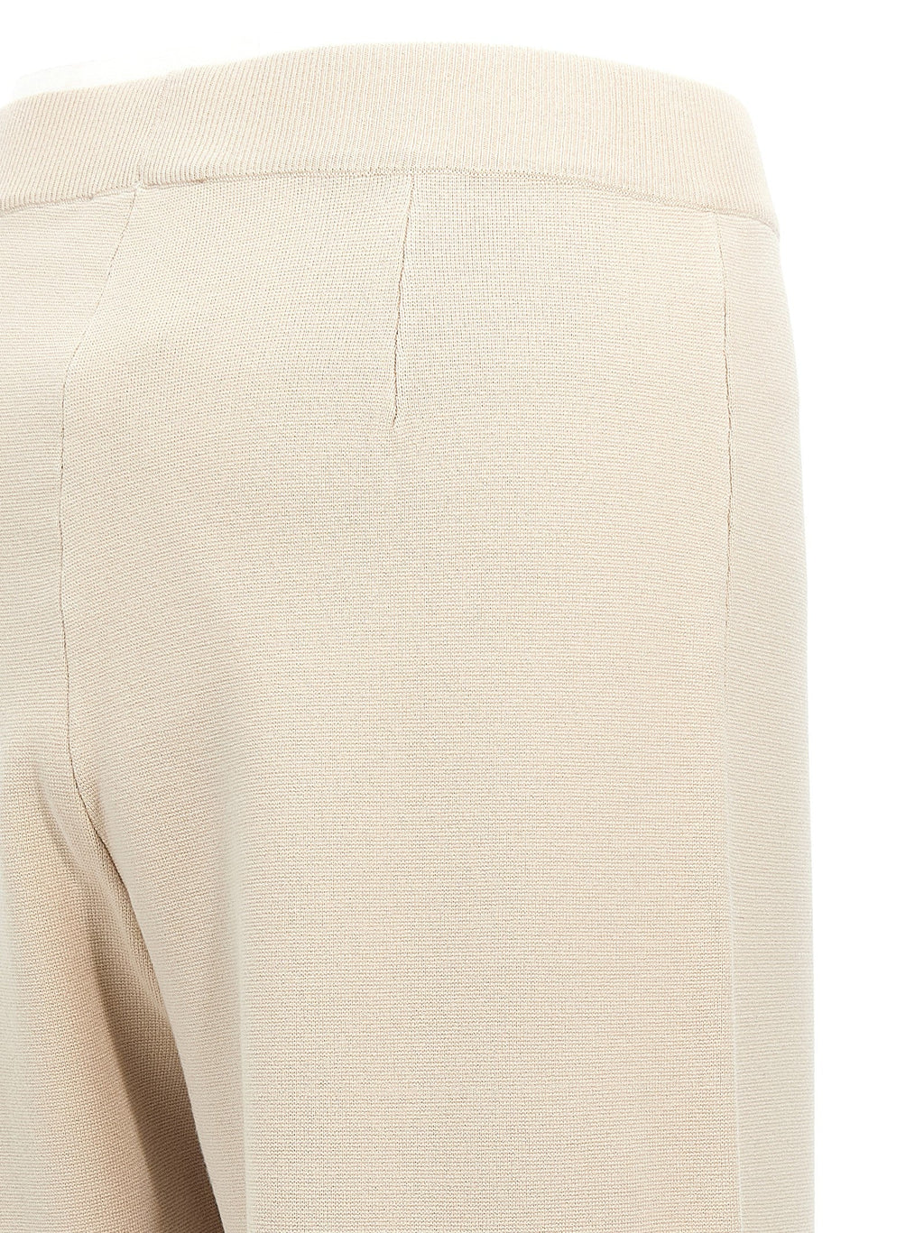 Max Mara Beige Viscose Casual Pants