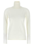 Max Mara White Virgin Wool Cardigan
