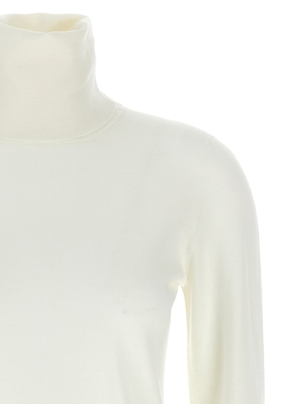 Max Mara White Virgin Wool Cardigan