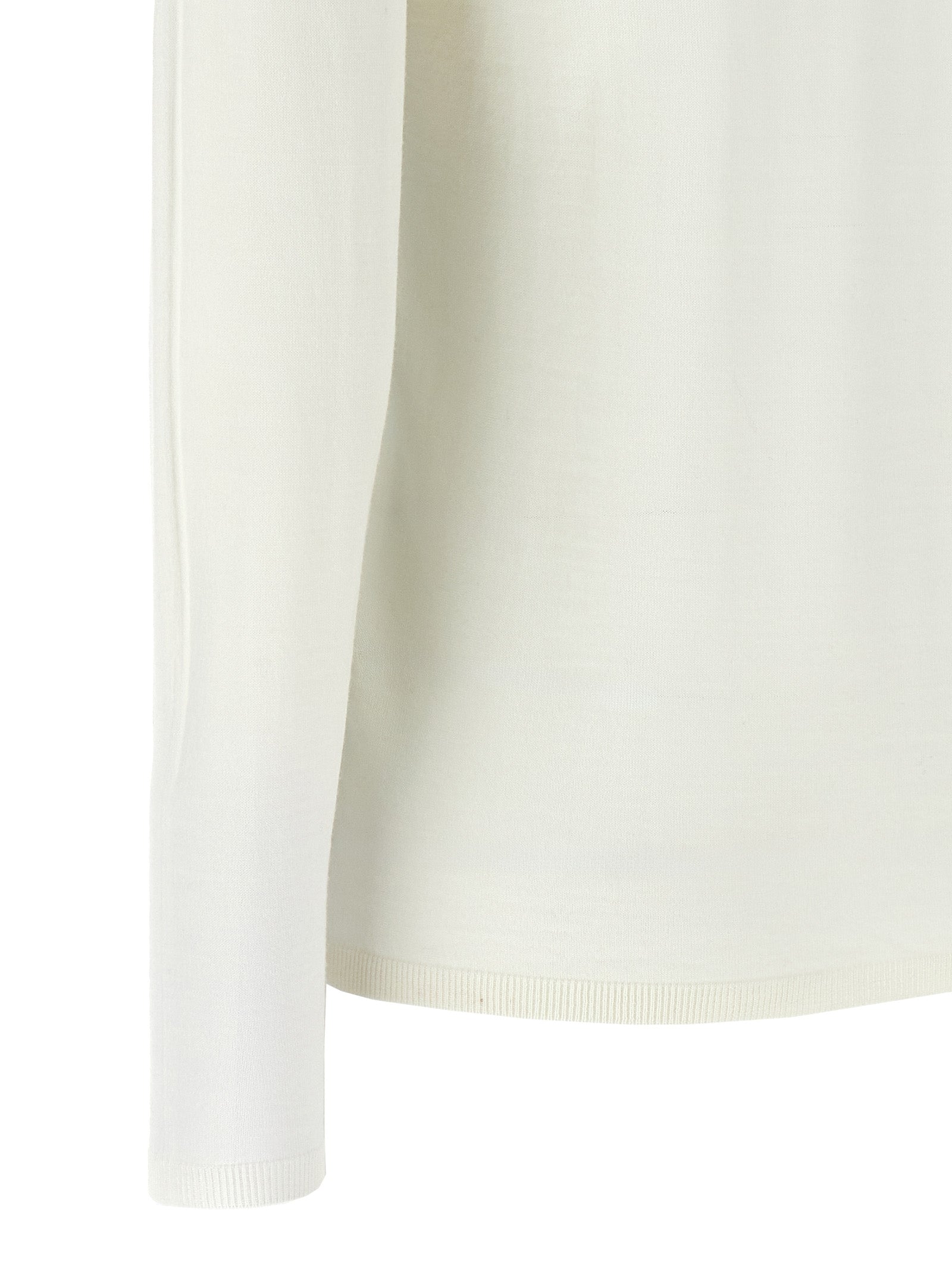 Max Mara White Virgin Wool Cardigan