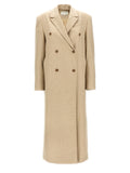 Loulou De Saison Beige Virgin Wool Coat