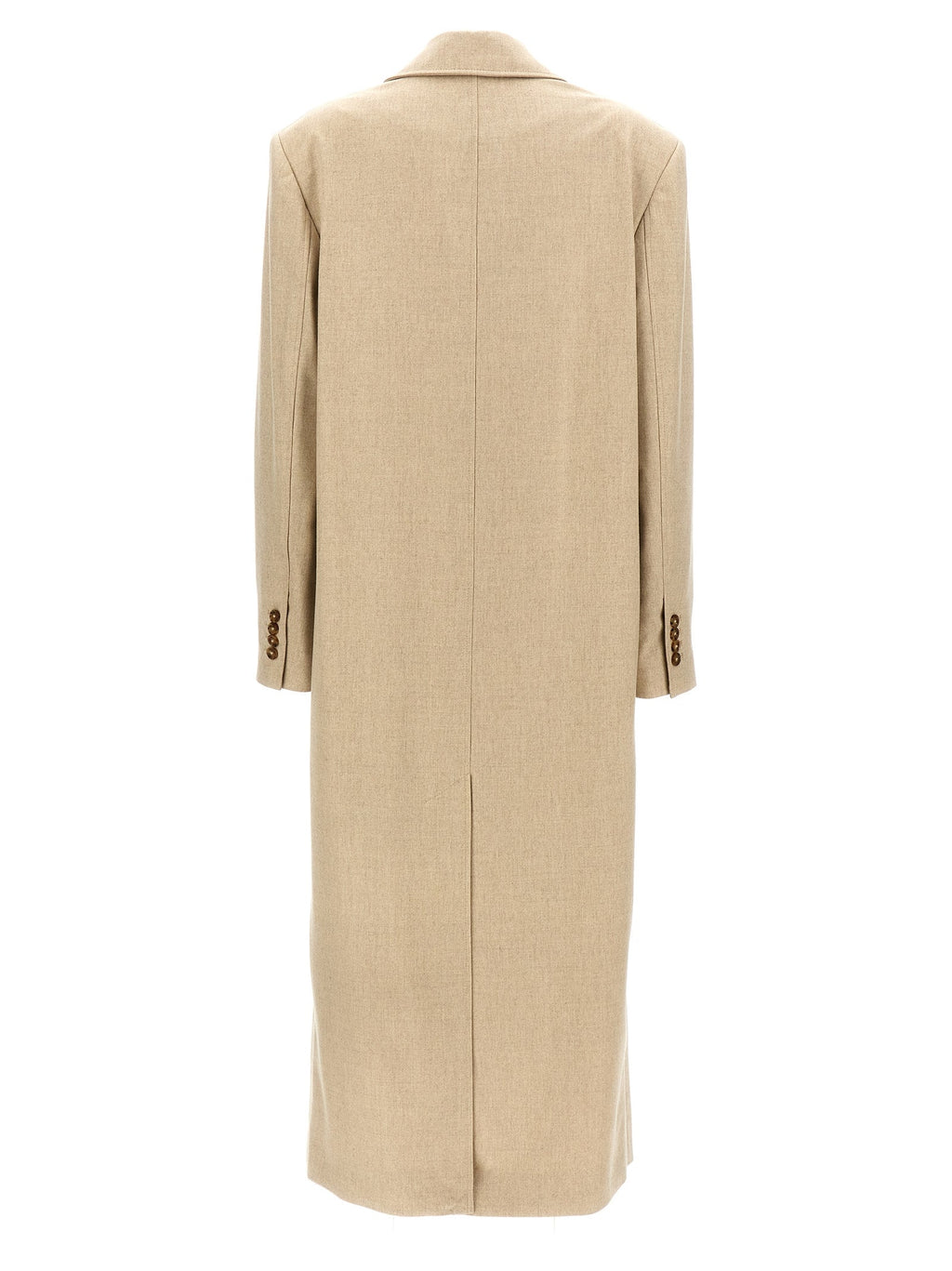 Loulou De Saison Beige Virgin Wool Coat