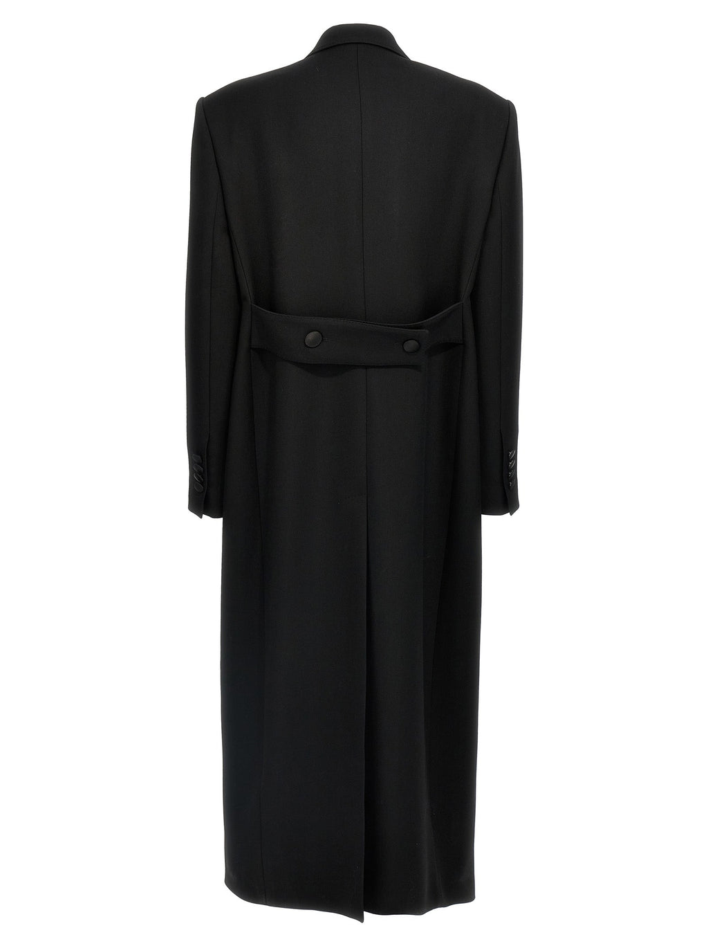 Dolce & Gabbana Black Virgin Wool Coat