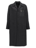 Fendi Gray Cashmere Coat