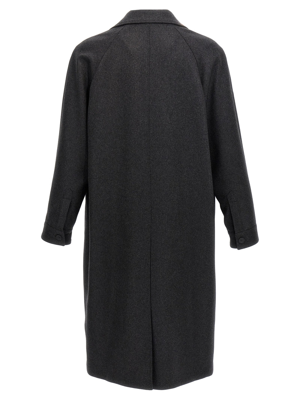 Fendi Gray Cashmere Coat