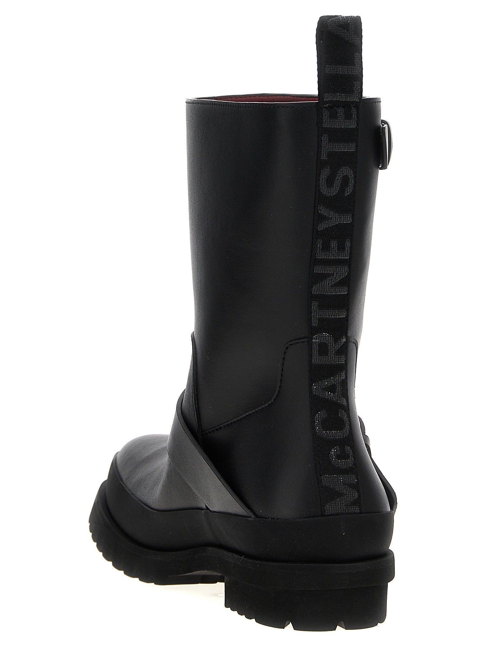 Stella McCartney Black Polyester Ankle Boots
