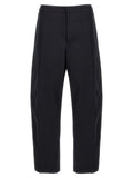 Jil Sander Blue Cotton Casual Pants