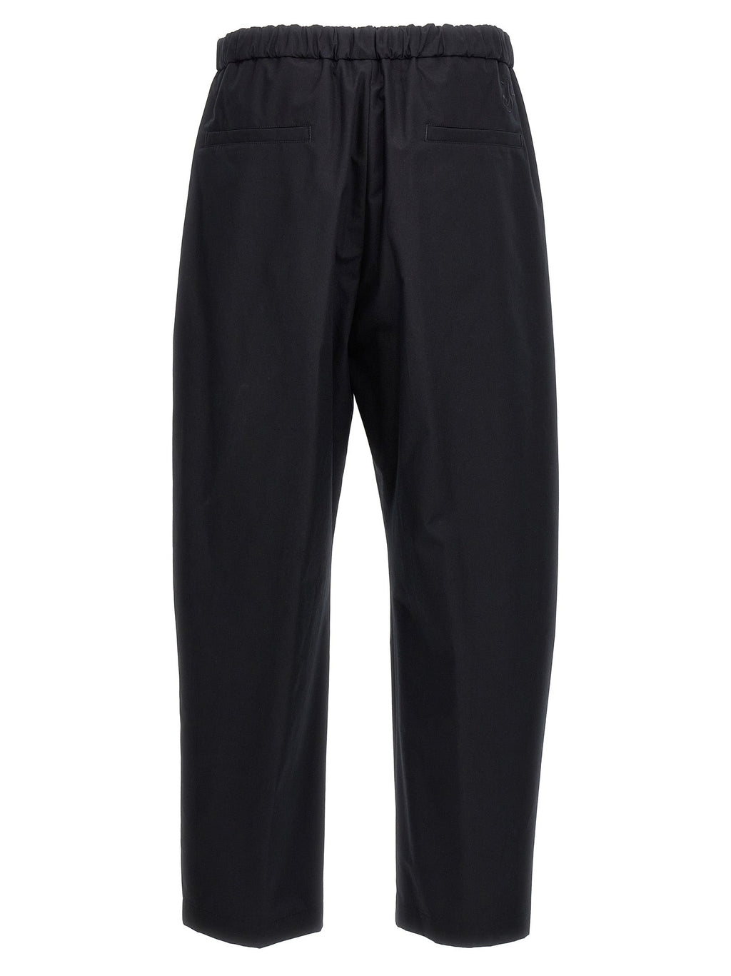 Jil Sander Blue Cotton Casual Pants